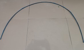 تصویر زه سپر عقب ایساکو مناسب پژو پارس رنگ نقره ای کد 0851300299 