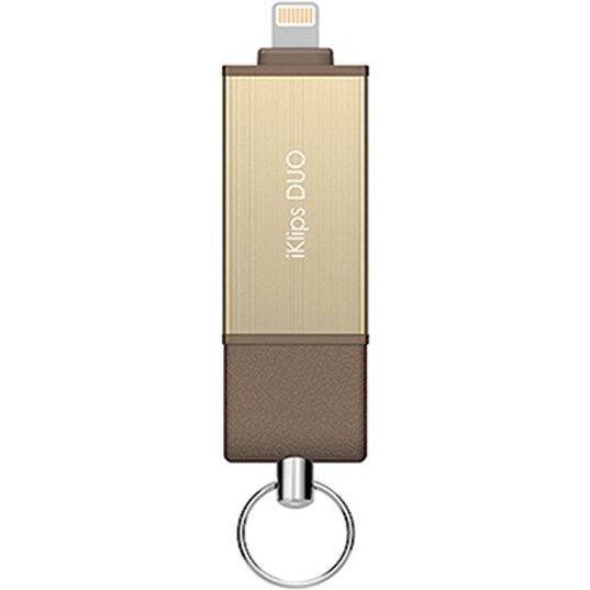 Clé USB-A et Lightning 256 Go pour iPhone & iPad - iKlips DUO+ Noir -  Extension Stockage - ADAM ELEMENTS