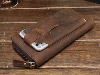 تصویر کیف پول دور زیپ کد ۶۰۷ 