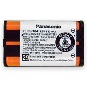 تصویر باتری شارژی تلفن بیسیم پاناسونیک مدلPANASONIC P 104 