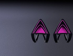 تصویر Razer Kitty Ears - Kitty Ears برای همه هدست های Razer Kraken (مهندسی متناسب با Razer Kraken شما، قابل تنظیم، ضد آب) - Neon Purple - ارسال ۲۰ روز کاری 