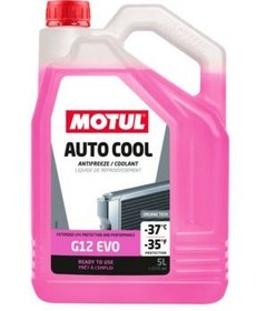 تصویر ضدیخ قرمز AUTO COOL G12 EVO G12PLUS 5 LT RED ANFRICE موتول اورجینال Motul 