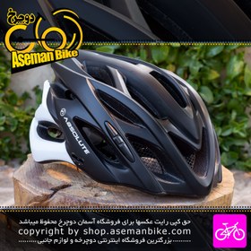 تصویر کلاه دوچرخه سواری Absolute مدل BM36 سایز 57-62 سانتیمتر رنگ مشکی سفید Absolute Bicycle Helmet BM36 Black White 