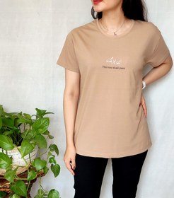 تصویر تیشرت زنانه چاپی این نیز بگذرد کد ۲۰۴۶ Woman's t-shirt 2046