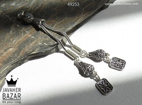 تصویر کرکوش نقره دو رشته ای کد 49253 