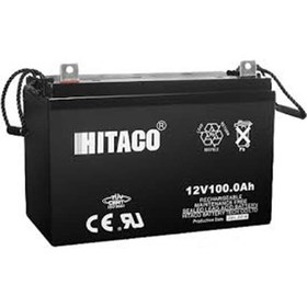 تصویر باتری یو پی اس 12 ولت 100 آمپر هیتاکو Hitaco HRA12V 100A VRLA Battery