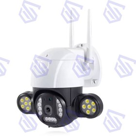 تصویر دوربین مداربسته مینی اسپید دام سیمکارتی مدل دو گوش 5 مگاپیکسل CCTV Mini Speed Dome SIM card dual ear model 5 megapixels