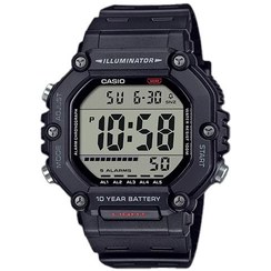 تصویر ساعت مچی مردانه کاسیو مدل AE-1600H-1AV با بند رزینی 