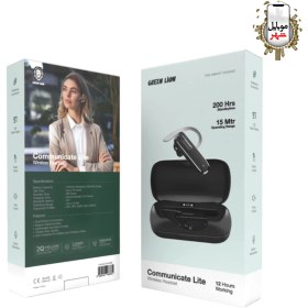 تصویر هدست بی سیم کومونیکیت لایت گرین Green Communicate Lite Wireless Headset 