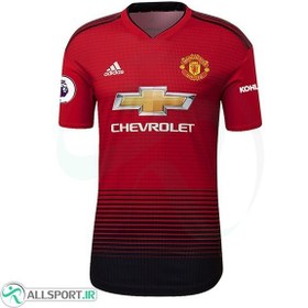 تصویر پیراهن اول منچستریونایتد Manchester United 2018-19 Home Soccer Jersey 