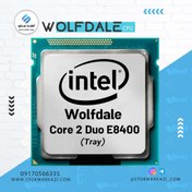 تصویر پردازنده اینتل استوک Core2 Duo E8400 WolfDale 