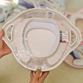 تصویر تبدیل توالت فرنگی کودک کیکابو رنگ بژ Kikka Boo Toilet seat Hippo مدل 31403010008 