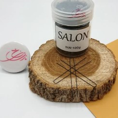 تصویر سنجاق سر سالن SALON مشکی 100 گرمی 