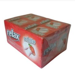 تصویر ریلکس - آدامس دراژه توت فرنگی اصلی 16 بسته ای Chewing gum Strawberry relax