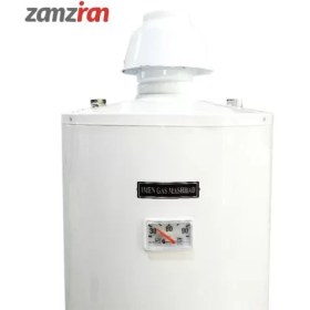 تصویر آبگرمکن ایمن گاز مشهد مدل آرمان C استوانه ای 110 لیتری 