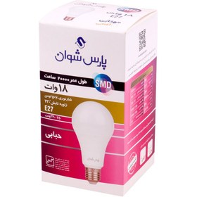 تصویر لامپ حبابی LED پارس شوان Pars Schwan E27 18W ا Pars Schwan E27 18W LED SMD Bulb Pars Schwan E27 18W LED SMD Bulb