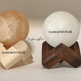 تصویر پایه چوبی سایز 2.5 wooden stand2.5