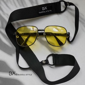 تصویر بند عینک مشکی ساده 