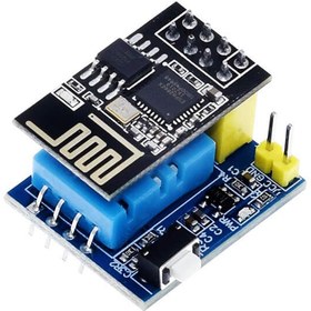 تصویر ماژول سنسور دما و رطوبت DHT11 با هسته ESP8266 و اتصال به وای فای 