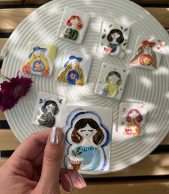 تصویر مگنت دخترانه 