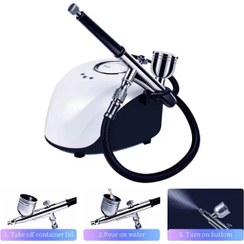 تصویر دستگاه ایربراش مخزن بزرگ A&E سه زمانه 