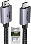 تصویر UGREEN 8K HDMI 2.1 Cable 3M, 48Gbps Certified Ultra High-speed HDMI Cord, 8K@60HZ,4K@240HZ/144HZ/120HZ, Support eARC/Dolby/HDR 10+/HDCP 2.2&amp;2.3, Compatible for PS5/Xbox Series X/MacBook Pro/Blu-ray 