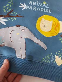 تصویر بلوز پسرانه طرح حیوانات 