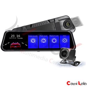 تصویر دوربین آینه ای دو دوربین خودرو 10 اینچی مدل C966 ا CAR DVR Mirror 10 Inch 2 Camera CAR DVR Mirror 10 Inch 2 Camera