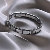 تصویر دستبند چارم ایتالیایی با حک دلخواه - U 