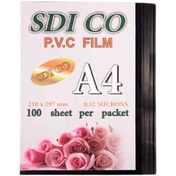 تصویر طلق شفاف/دودی سایز A4 بسته 100 عددی Transparent / smoked talc A4 size, 100 pieces