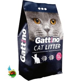 تصویر خاک گربه گاتینو رایحه پودر بچه gattino cat litter 