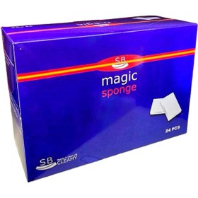 تصویر ابر جادوئی اس بی مدل magic sponge بسته 24 عددی 