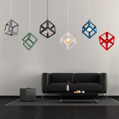 تصویر لوستر آویز رایکا مدل RO1258-3G سه شعله فلزی 