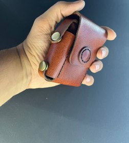 تصویر کیف سیگار ساده چرمی 