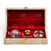 تصویر باکس سفید چرمی زعفران 1 گرم 