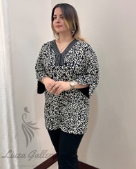 تصویر شومیز پلنگی الیزا سایز ۴۲ تا ۵۲ 