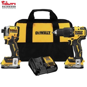 تصویر ست دریل شارژی و ایمپکت ۲۰ ولت دیوالت مدل DCK254E2 DEWALT DCK254E2