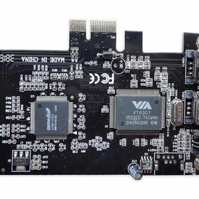 تصویر کارت PCI-e 1394 با چیپست VIA ا PCI Express DV Card PCI Express DV Card