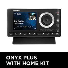 تصویر SiriusXM SXPL1H1 Onyx Plus رادیو ماهواره ای با کیت خانگی با 3 ماه رایگان ماهواره ای و خدمات جریان 