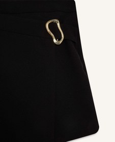 تصویر دامن زنانه مشکی دفکتو 