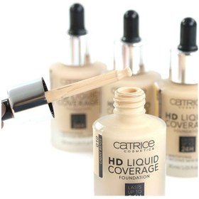 تصویر کرم پودر کاتریس سری HD مدل Liquid Coverage 