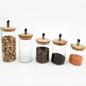 تصویر شکر پاش گرد درب بامبو وارداتی ابعاد 6*12 کد 3756 