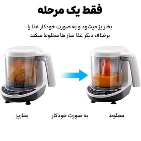 تصویر غذاساز کودک مدل One Step Deluxe بیبی برزا Baby Brezza Baby Brezza One Step Baby Food Maker Deluxe