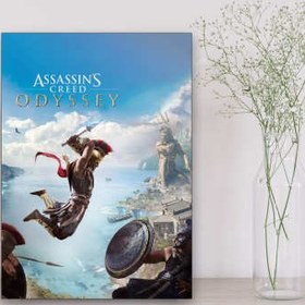 تصویر تابلو شاسی گالری استاربوی طرح Assassins Creed Odyssey مدل بازی 10 