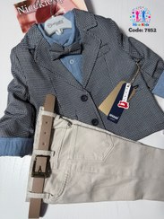 تصویر ست پوشاک پسرانه کت و شلوار مجلسی ترک ۵ تکه 