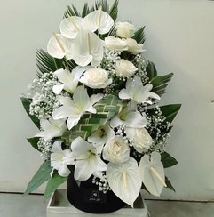 تصویر باکس گل ترحیم و تسلیت (کد۶۰۰۱) 