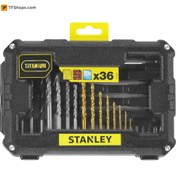 تصویر مجموعه 36 عددی ابزار سرمته استنلی مدل STA7222 Drilling and Screwdriving Set