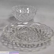 تصویر پیش دست و پیاله بلور کاوه میشل بسته 12 پارچه(پس کرایه) 