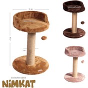 تصویر اسکرچر و جای خواب گربه برند کدیپک مدل نیمکت Kedipek Cat Scratcher Bench Model