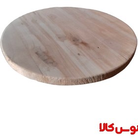 تصویر تخته ی نان گرد 